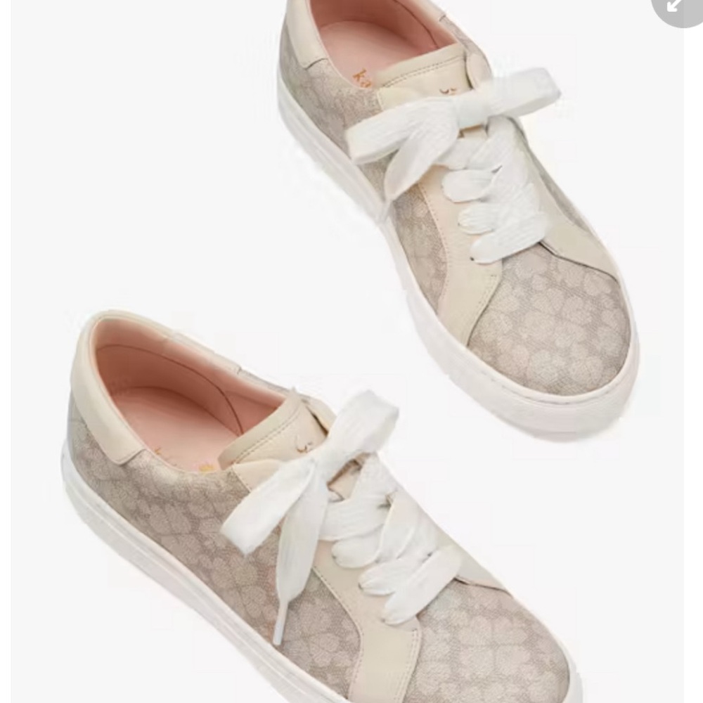 Kate Spade Flower Sneakers - Picture 2 of 4